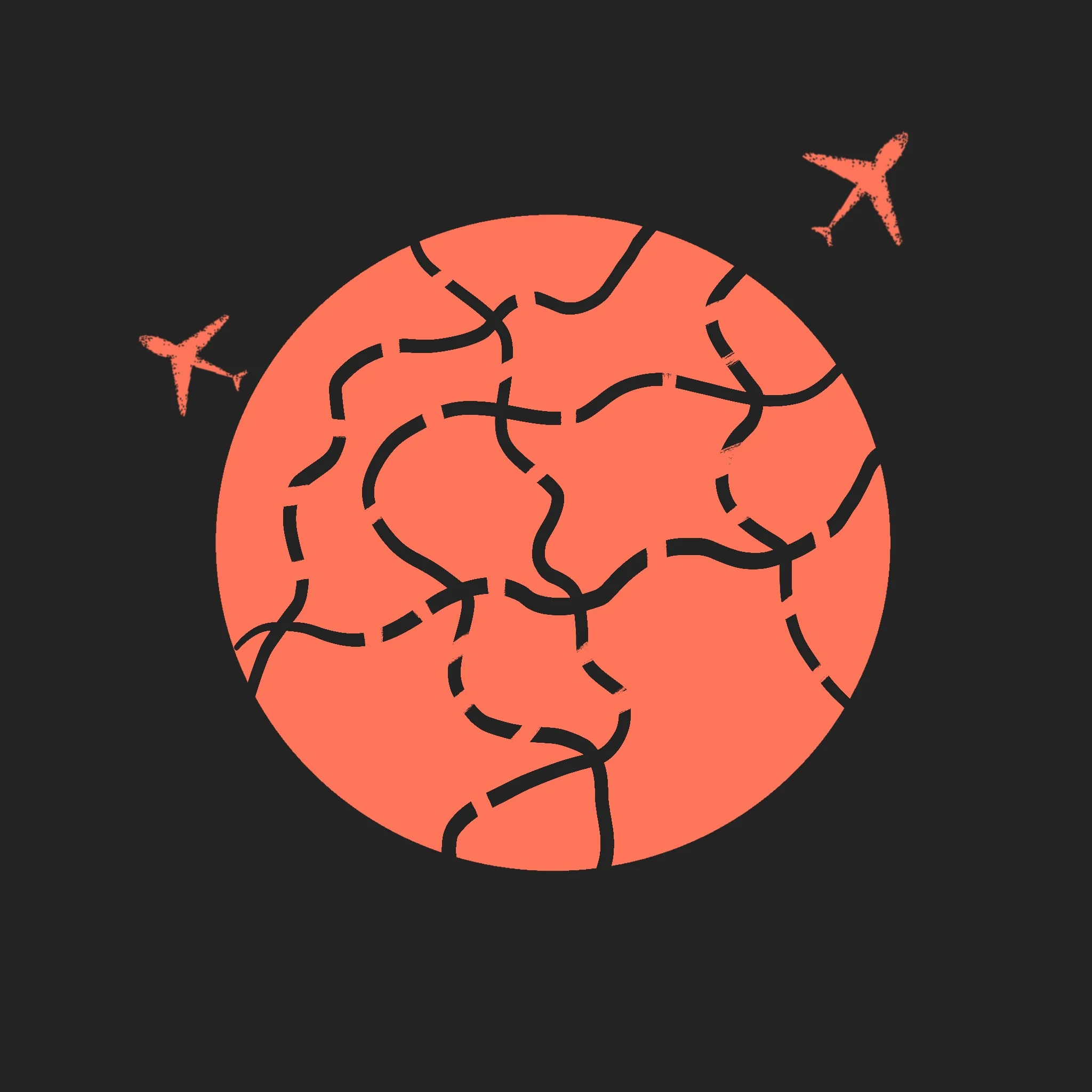 Travel pin, Tejj has worked and presented across multiple countries